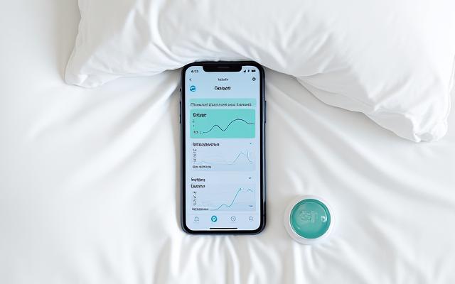Icone di app per il monitoraggio del sonno su smartphone