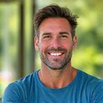 Ritratto di Luca Rossi, personal trainer.